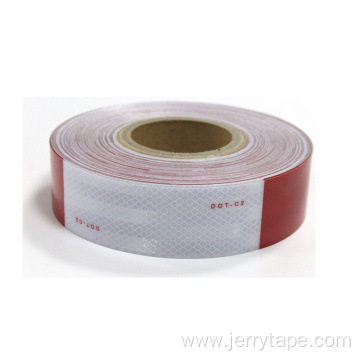 Acrylic red white reflective tape